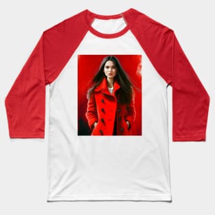 Red and White Baseball T-Shirt